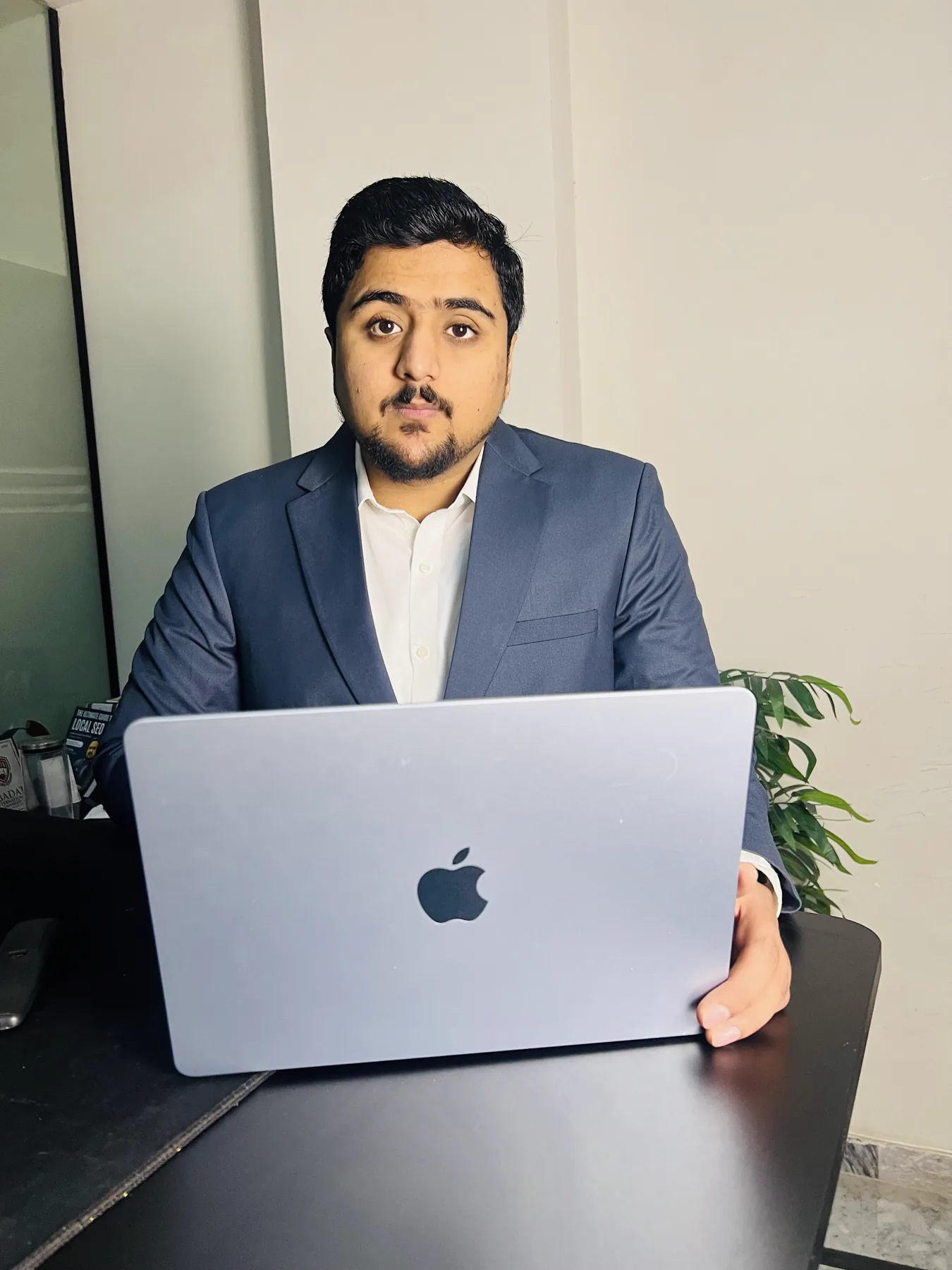 Awais Rafeeq, founder and CEO of AI Data House, in the Islamabad office